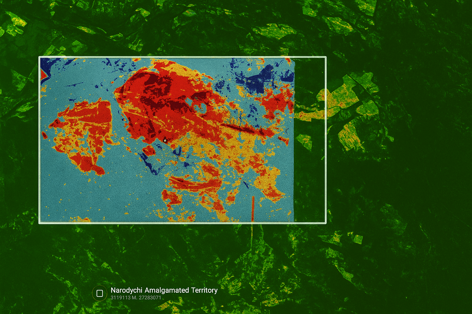 Burn Area Detection with ENVI GSF